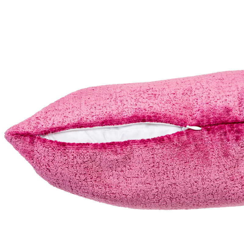 Reversible Throw Pillow, Pink, 26" x 26"