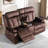 70.9'' Velvet Pillow Top Arm Reclining Loveseat-1137330350