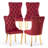 High-end Tufted Wool Linen Upholstered Nailhead Dining Chair-1017249394-1017249397-1017249406