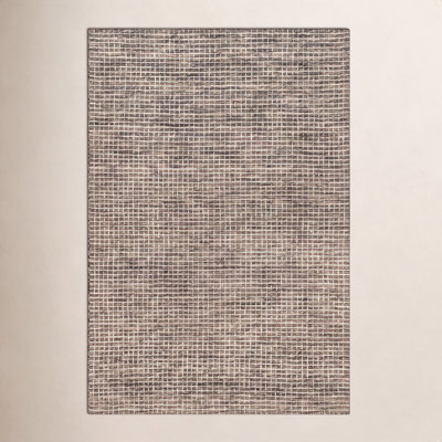 Winfield Katasha Checked Wool Brown Area Rug