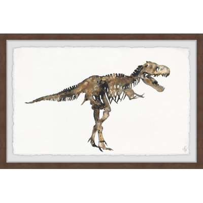 Bronstein T-Rex Skeleton' Framed Print