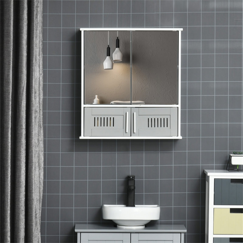 Bathroom Cabinet, Grey