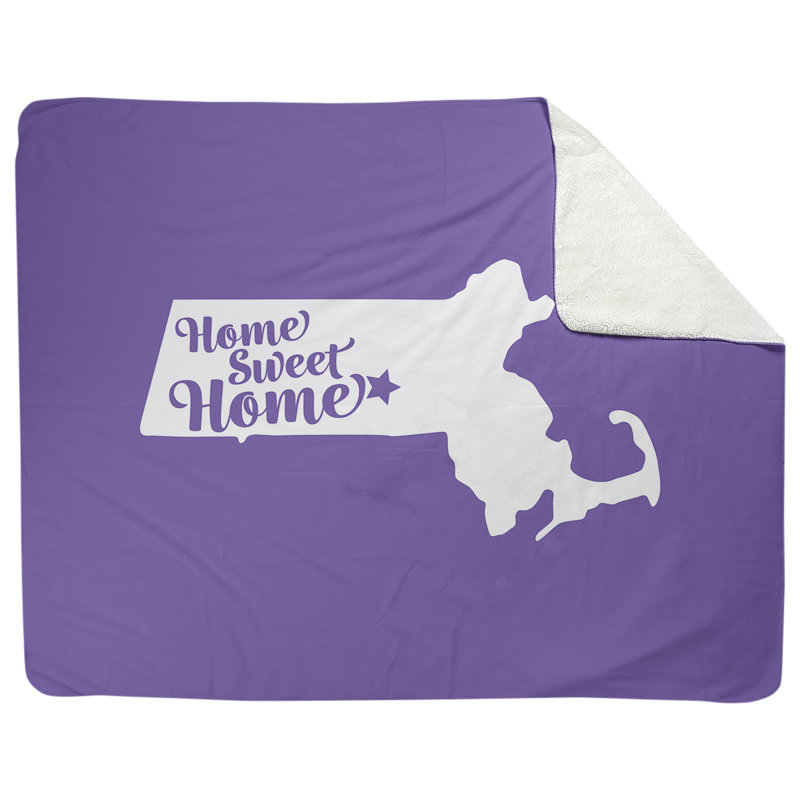 Jeté en polaires pour worcester home, l 52,5 po x L 62,5 po, Mauve