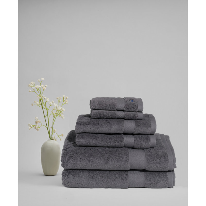 Ensemble de serviettes 6 pièces Signature, gris