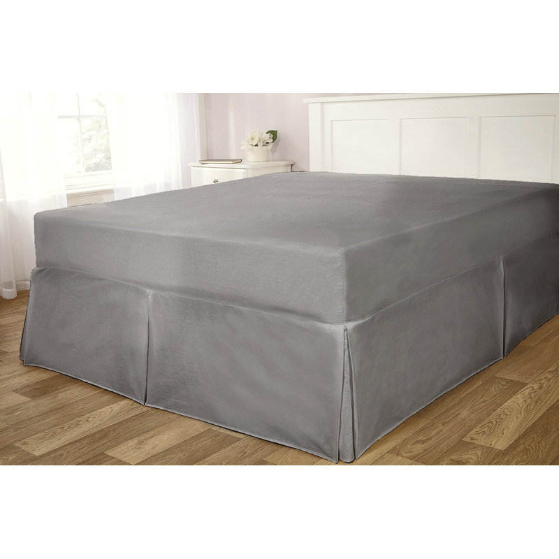 Holiness Pleated Wrap Around Bed Skirt, Single (3'), Pink