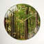 Forest Scene Modern Decorated Glass Wall Clock Home Decor Art-15.7"-1009568212