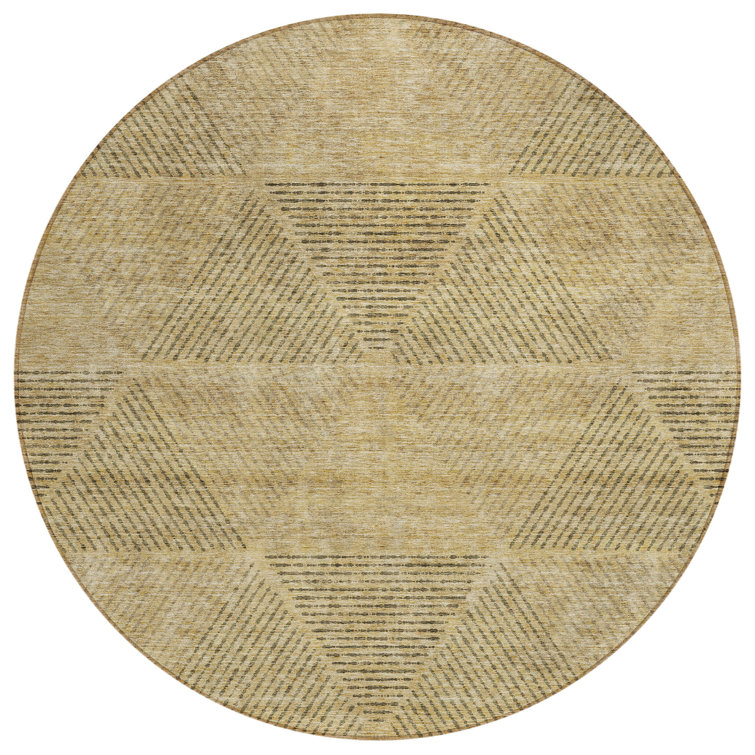 Malchow Washable Geometric Indoor / Outdoor Rug