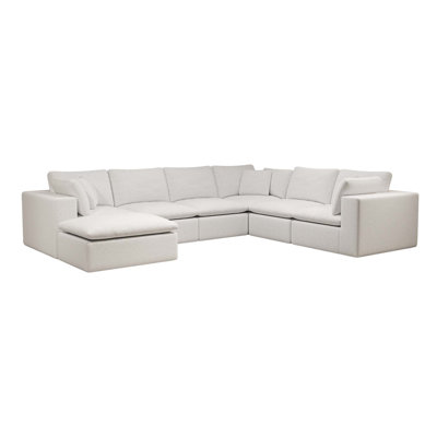 Modular Sectional Sofa With Plush Corduroy Upholstery, No Assembly Needed For Flexible Living Spaces.