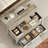 Lift Top Coffee Table, 3-in-1 Multifunctional Coffee Table with Drawers and Hidden Compartments