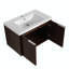Meuble-lavabo double 71,10 po avec plateau en bois manufacturé Edna-1626555994