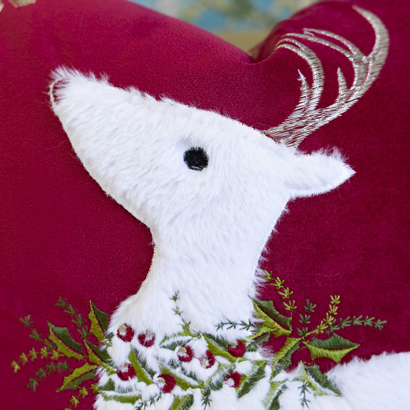 Coussin décoratif en velours