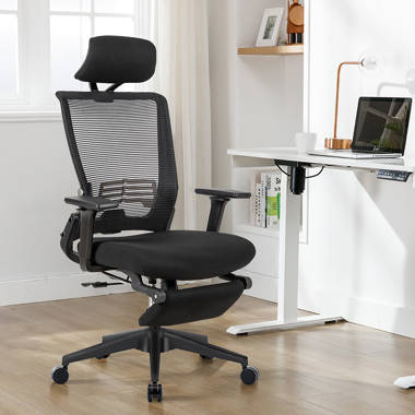 Inbox Zero Avenell Adjustable Reclining Ergonomic Faux Leather