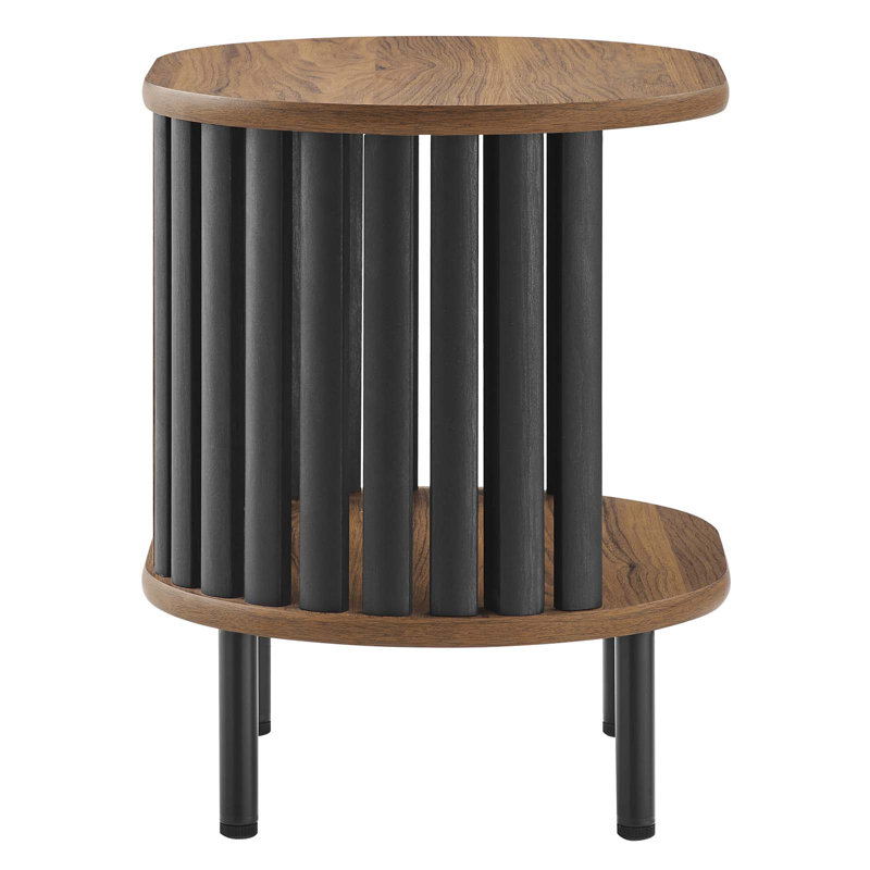 Table de bout Fortitude, Noyer, Noyer / noir