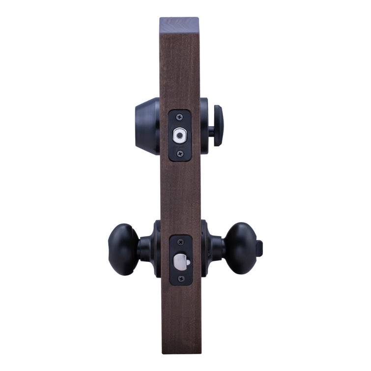 Complete Colonial Entry Knob Set with Deadbolt