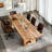 Rectangular solid wood dining table original wood-2062078900