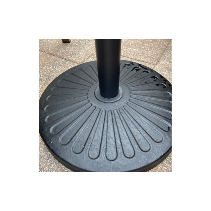 Autumm Outdoor Patio Heavy Duty Wind-Resistant Market Umbrella Base Stand - Black