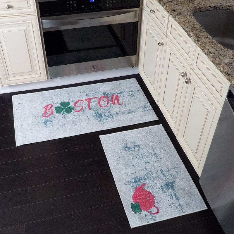 Tapis de cuisine polyvalent 2 pièces