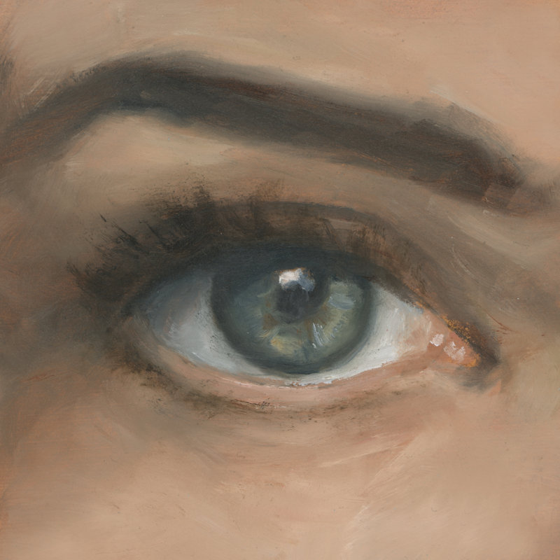 Tedmann Eye Study I by Ethan Harper - Wrapped Canvas Print, 30 cm H x 30 cm W