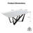 78.7" Mid-Century Modern Rectangular Sintered Stone Dining Table with Butterfly Metal Legs-1202001839