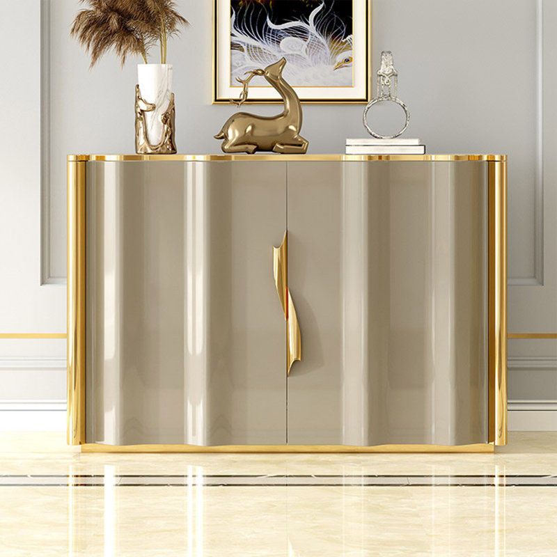Armoire d'entrée moderne et luxueuse, Vert