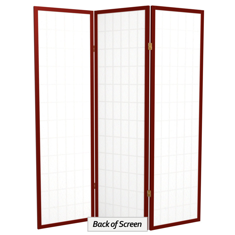 Paravent haut pliable 58,75 "Alex, Palissandre, 3 panneaux