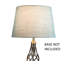 Linen Shade 20cm H Linen Drum Lamp Shade ( Uno )-872326339
