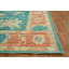 Tapis floral transitionnel Oushak 10 x 10