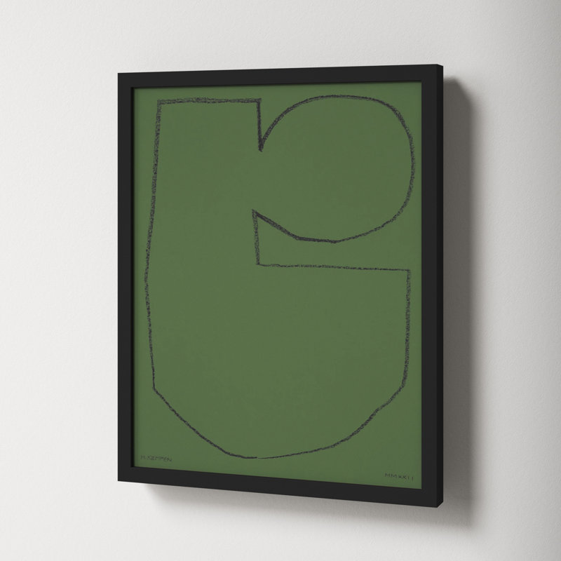 Forest 2 by Michael Kempen, 16" W x 20" H, Black Framed