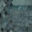 Largo Cowhide Geometric Area Rug in Teal-1757590109
