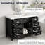 Meuble-lavabo simple autoportant 47 po avec comptoir en résine, portes à fermeture en douceur et tiroirs à fermeture en douceur 47 po-586441599