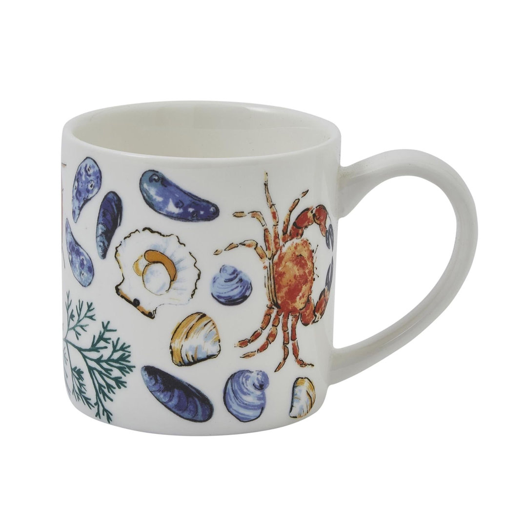 Bone China Mug Ulster Weavers Shellfish Bone China Green - Image 3