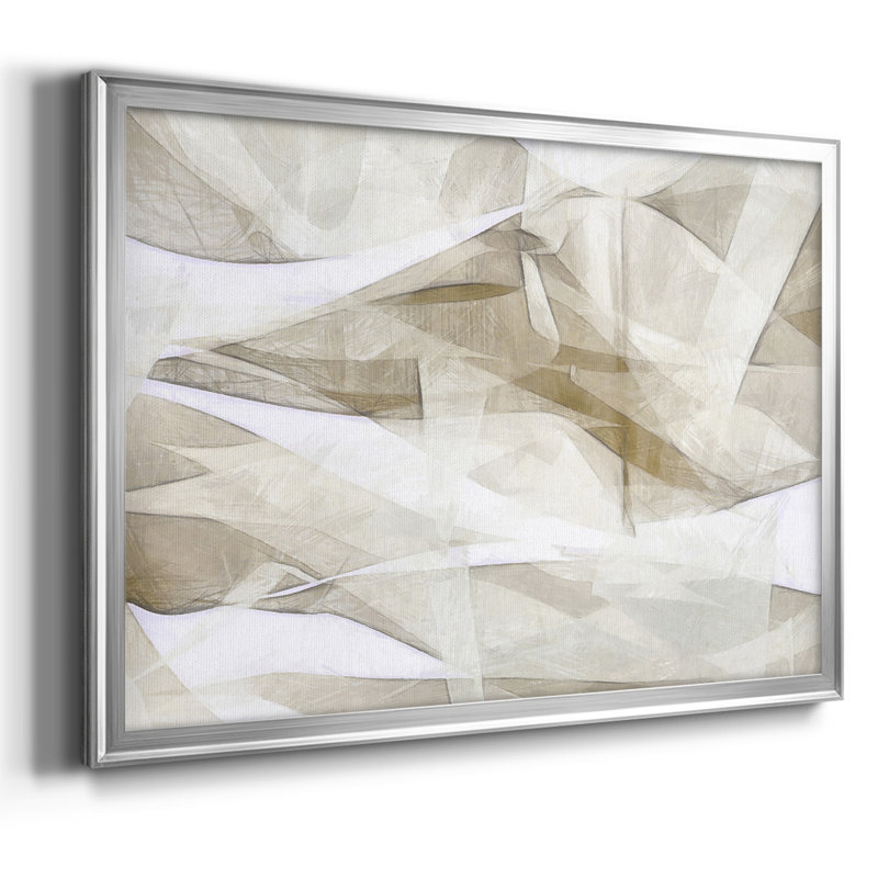 Mindfulness IV-Framed Gallery Wrapped Canvas, Silver, 26" H x 38" W x 1.5" D