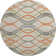 Premium Machine Washable Prisco Orange Rug