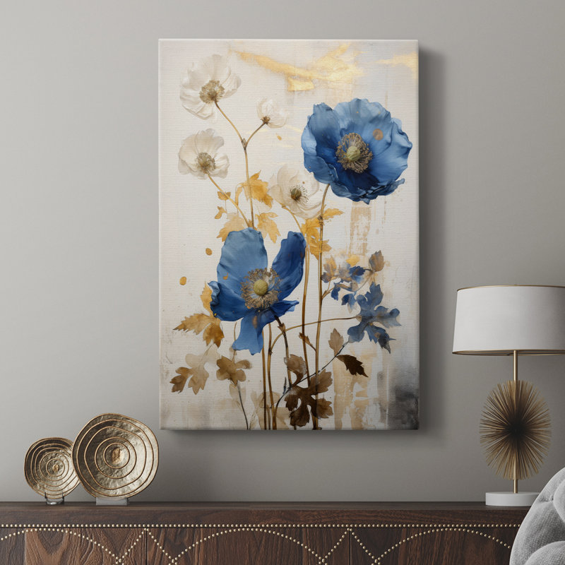 FLORAL Series LVII - Gallery Cavas, H 18 po x l 12 po