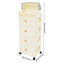 Étagère de rangement à 4 niveaux, armoire de rangement roulante avec 4 tiroirs, rangement mobile