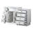 Okane 56 " W Freestanding Standard Free Standing 1 Single Vanity Bathroom Vanity With Carrara Marble Top-1754500978