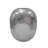 12.5x12.5x15" Aluminum Vase, Silver Streaks-1281948334
