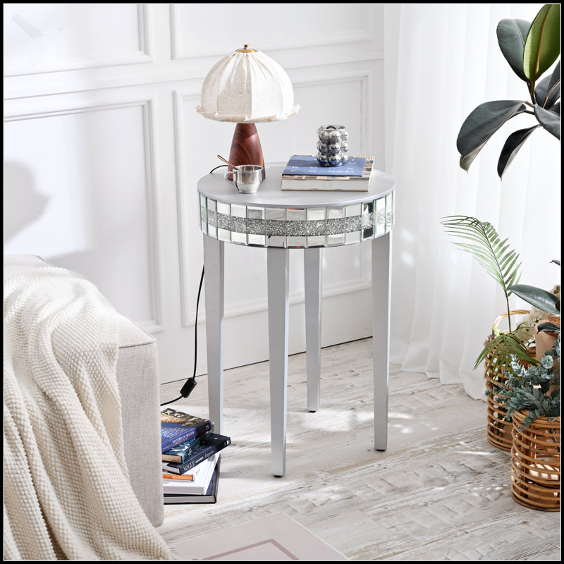 Table de petit déjeuner à miroir Artisanal