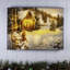 Hiver 18 x 24, art mural entièrement éclairé à DEL