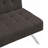 Wood Frame,Stainless Leg,Futon,Sofa Bed Espresso