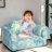 - Foam Couch. Linen Cover, Wood Frame. 2 Seats, Cushion Back. Modern Design. 17.08X23.07X14.7In. 4.53Lb. Blue Play Furniture. High Foam. Upholstery. 2, Soft And Delightful. Joy-2145502842