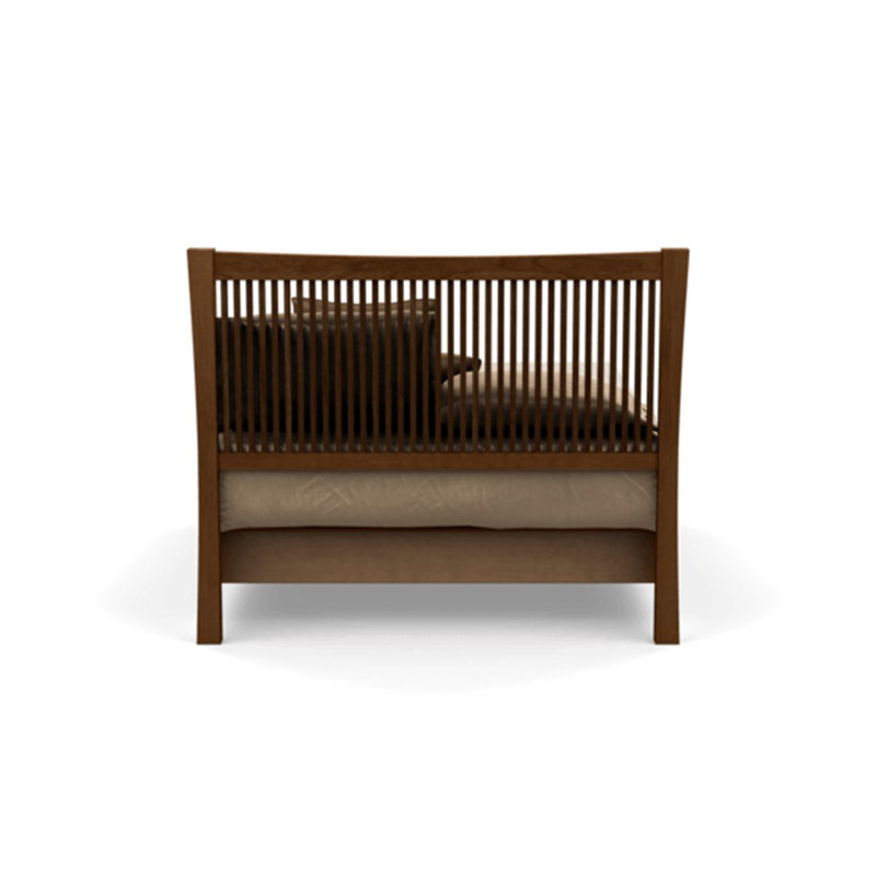 Berkeley Solid Wood Bed, Saddle Cherry, Full, Conventional