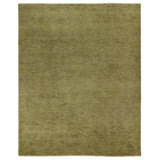 Jaipur Living Origin SAG16 Handknotted Solid Olive Green Area Rug (10'x14')