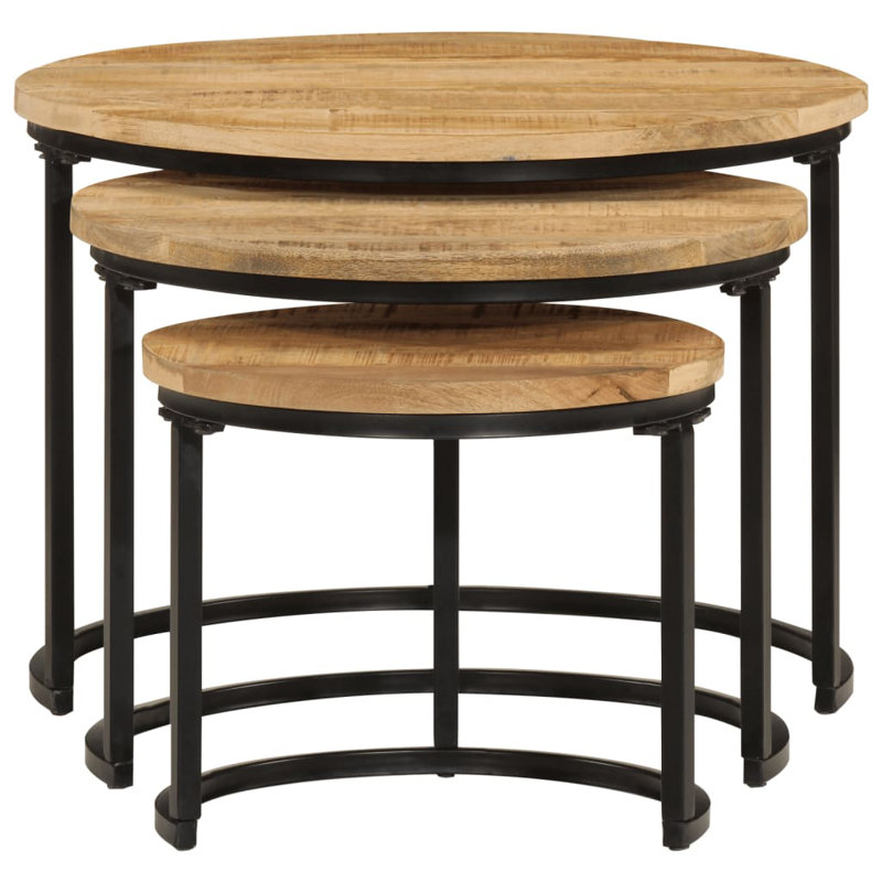 Table basse Ivaldo, Naturel, 3