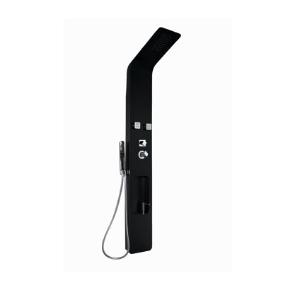 Panneau de douche à tête de douche à pression fixe à inverseur à pression équilibrée