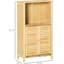Armoire de plancher - Maximisez le rangement et l'organisation dans votre salle de bain et votre salon avec plusieurs portes à tablettes