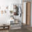 Combination Model Gate Cabinet With Shoe Cabinet+Hang Shelf+ Mirror-1582222213