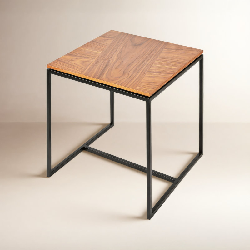Tobias End Table, Walnut