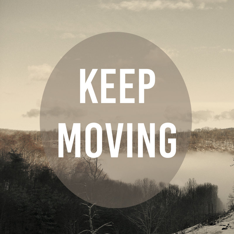 Foggy Mountain Motivation II, H 30 po x l 30 po x P 1,25 po