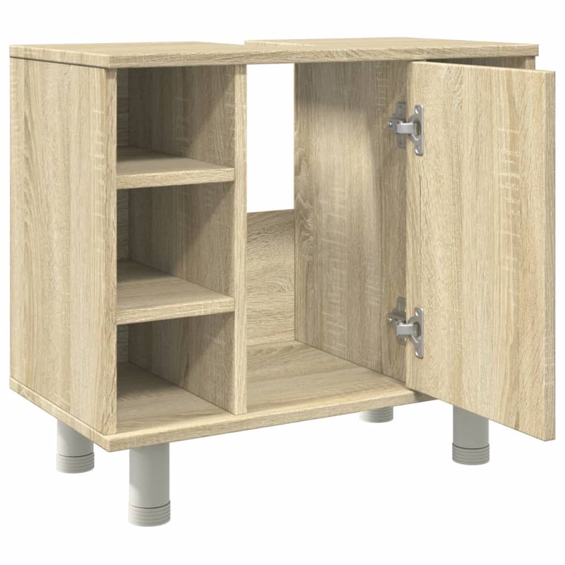 Freestanding Bathroom Cabinet, Sonoma Oak